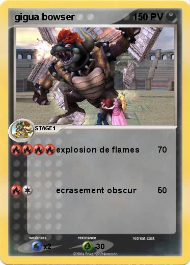 Pokemon gigua bowser