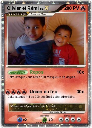 Pokemon Olivier et Rémi