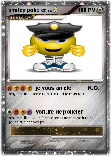 Pokemon smiley policier