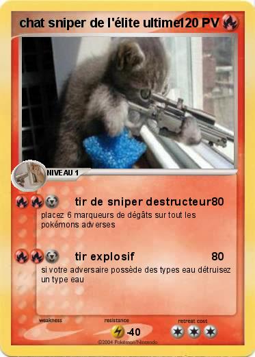 Pokemon chat sniper de l'élite ultime