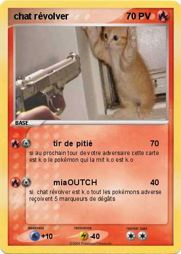 Pokemon chat révolver