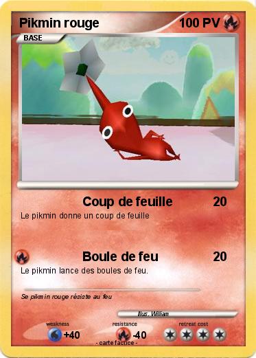 Pokemon Pikmin rouge