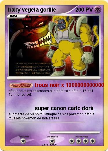 Pokemon baby vegeta gorille