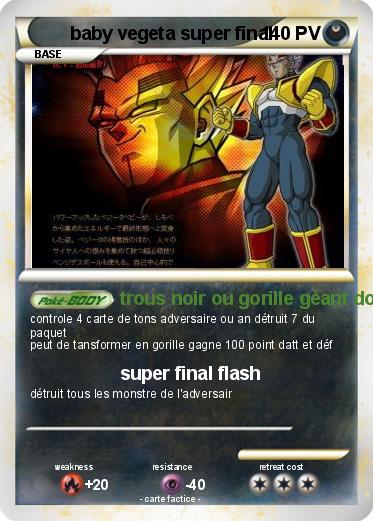 Pokemon baby vegeta super final
