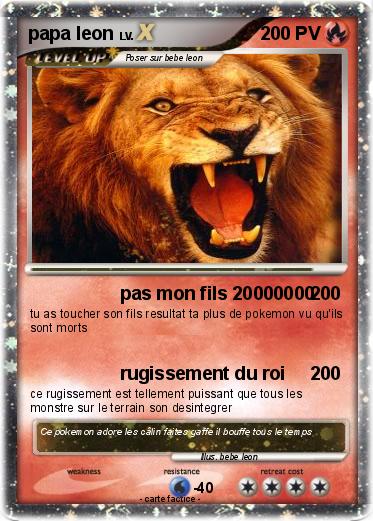 Pokemon papa leon