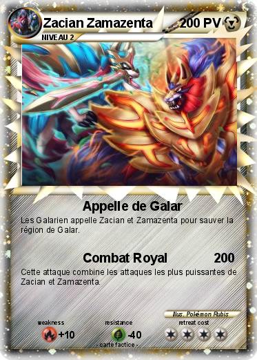 Pokemon Zacian Zamazenta