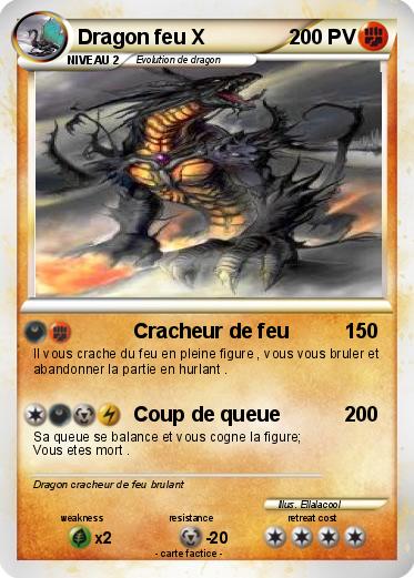 Pokemon Dragon feu X