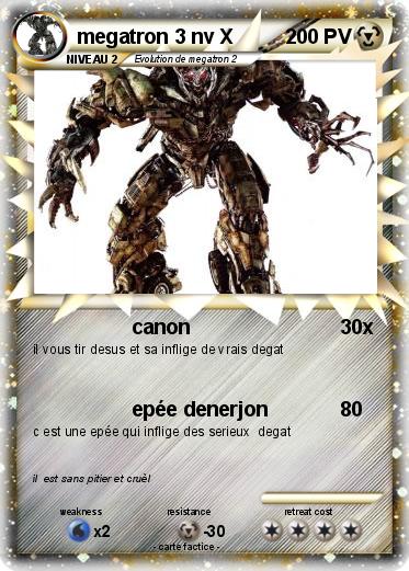 Pokemon megatron 3 nv X