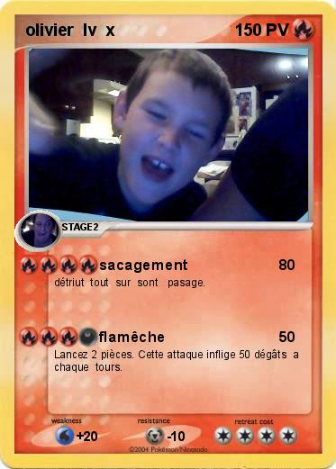 Pokemon olivier  lv  x