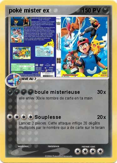 Pokemon pokè mister ex