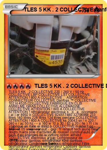Pokemon TLES 5 KK . 2 COLLECTIVE Danfoss ™