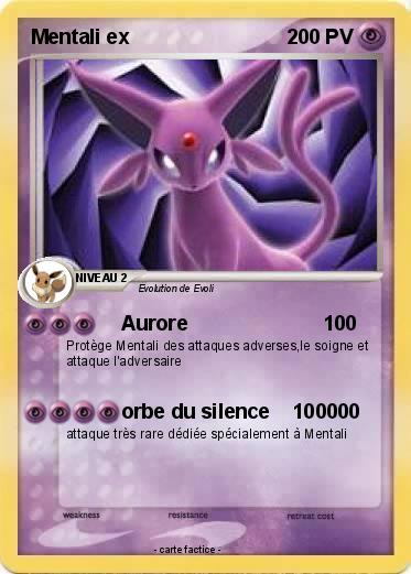Pokemon Mentali ex
