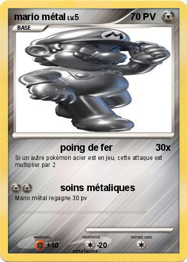 Pokemon mario métal