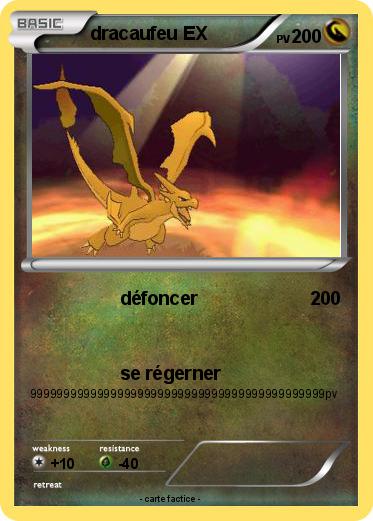 Pokemon dracaufeu EX