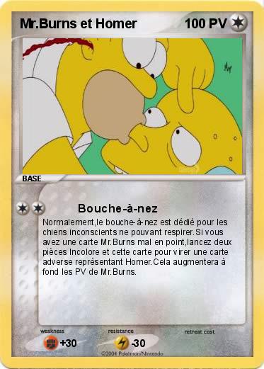 Pokemon Mr.Burns et Homer