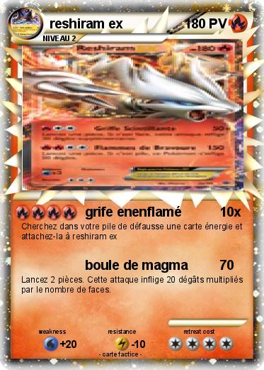 Pokemon reshiram ex