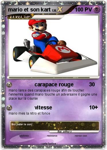 Pokemon mario et son kart