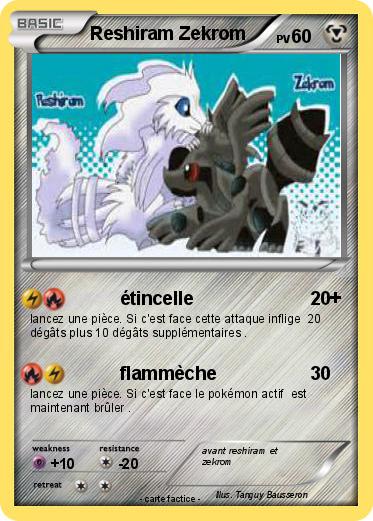 Pokemon Reshiram Zekrom