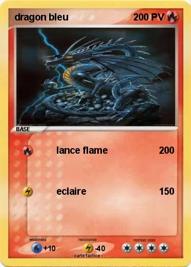 Pokemon dragon bleu