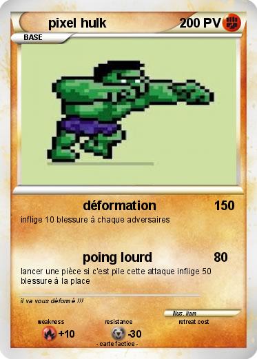 Pokemon pixel hulk