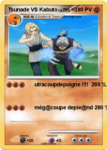 Pokemon Tsunade VS Kabuto