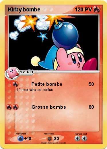 Pokemon Kirby bombe