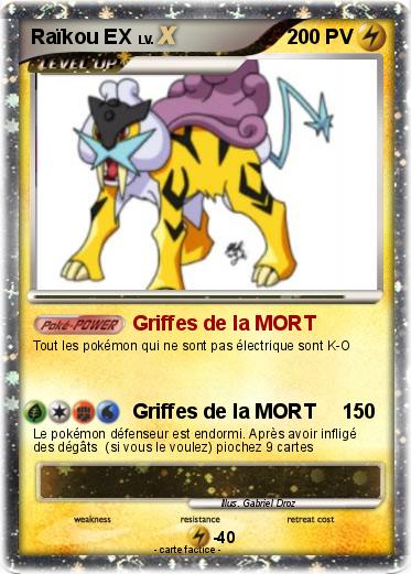 Pokemon Raïkou EX