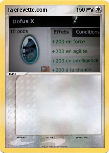 Pokemon la crevette.com