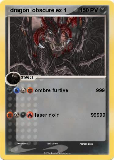 Pokemon  dragon  obscure ex 1