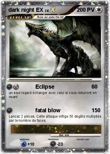 Pokemon dark night EX