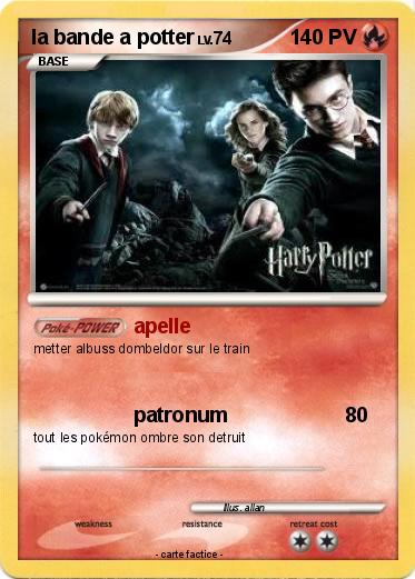 Pokemon la bande a potter