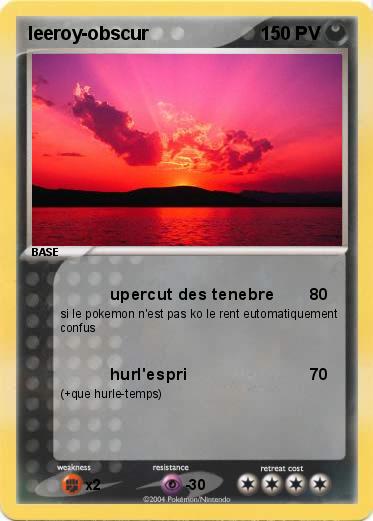 Pokemon leeroy-obscur