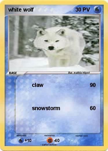 Pokemon white wolf