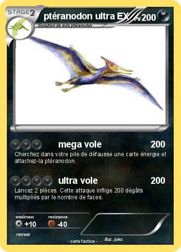 Pokemon ptéranodon ultra EX