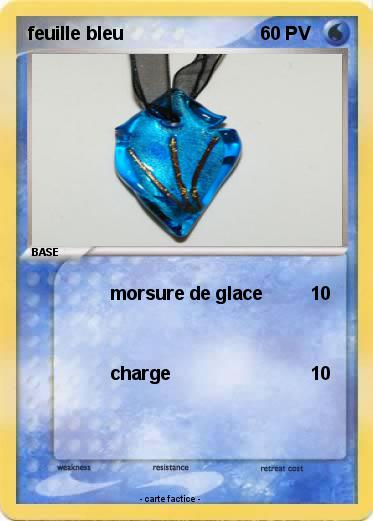 Pokemon feuille bleu