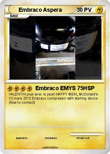 Pokemon Embraco Aspera