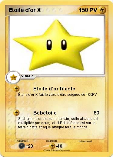 Pokemon Etoile d'or X