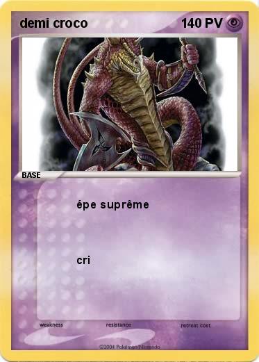 Pokemon demi croco