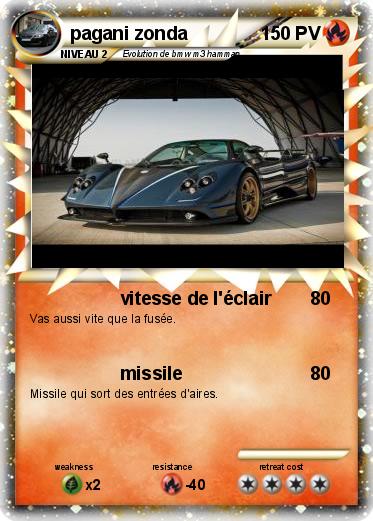 Pokemon pagani zonda