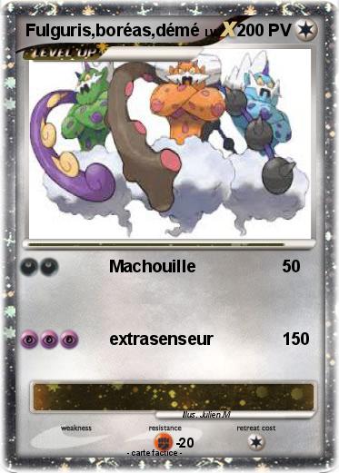 Pokemon Fulguris,boréas,démé