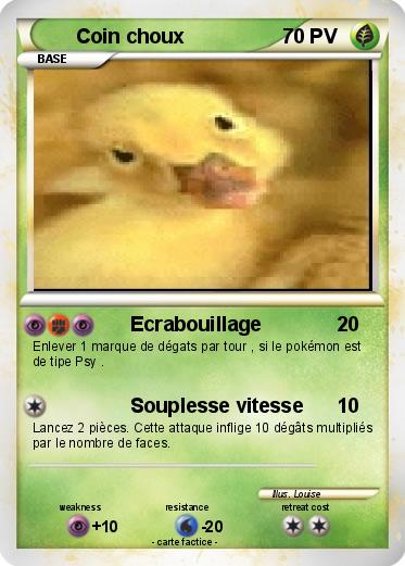 Pokemon Coin choux