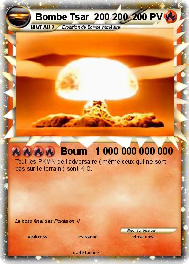Pokemon Bombe Tsar  200 200