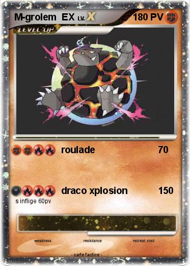 Pokemon M-grolem  EX