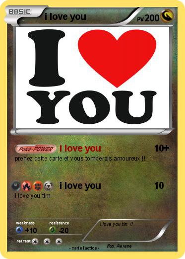 Pokemon i love you
