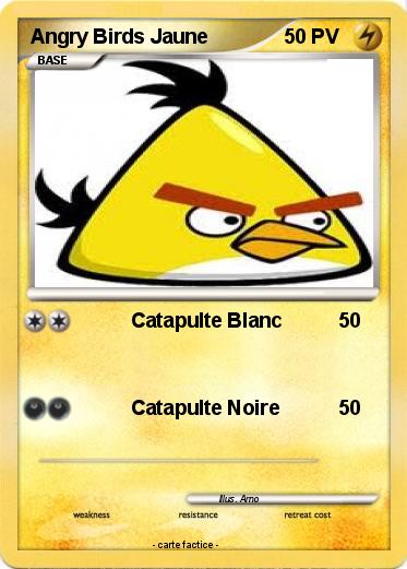 Pokemon Angry Birds Jaune