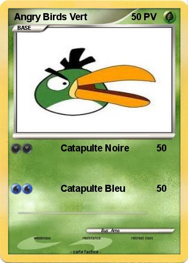 Pokemon Angry Birds Vert