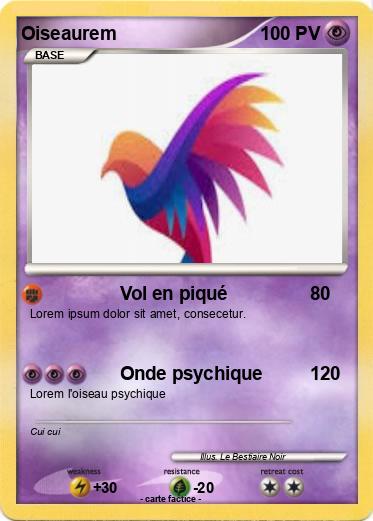 Pokemon Oiseaurem