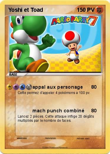 Pokemon Yoshi et Toad  