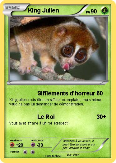 Pokemon King Julien