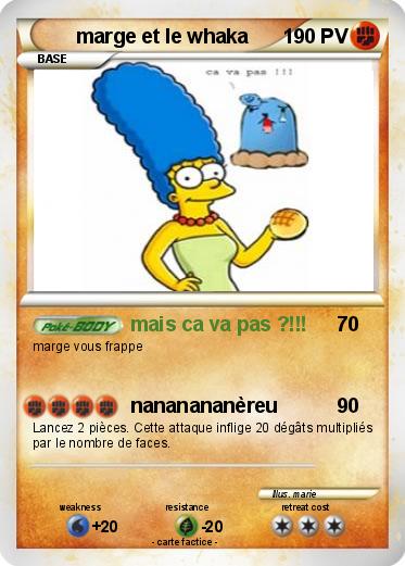 Pokemon marge et le whaka